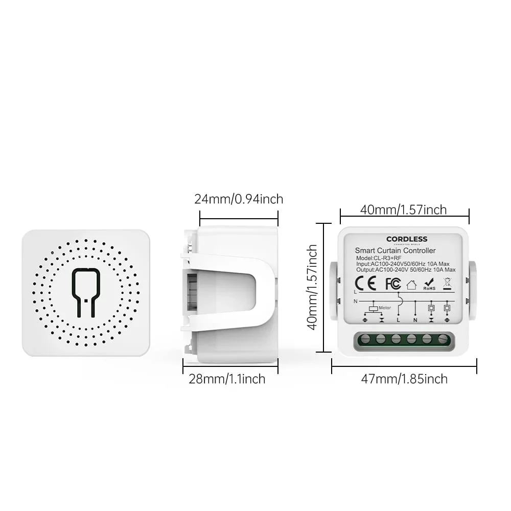 وحدة التحكم في الستائر الذكية CL-R3+RF CL-R3+RF - صورة 2